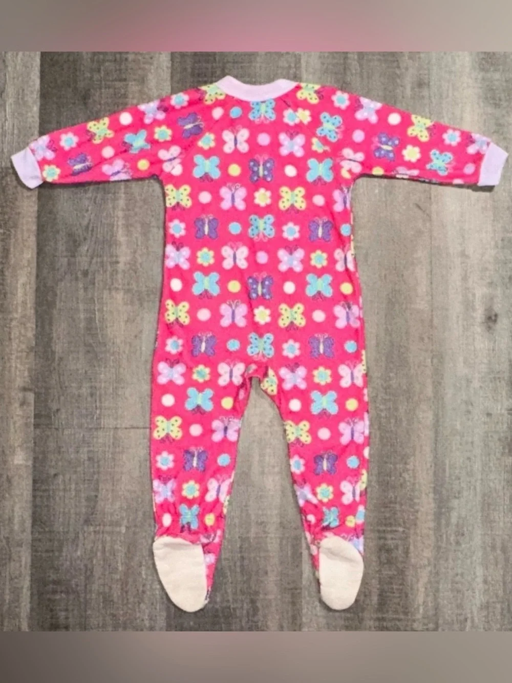 💞 Baby & Toddler Girl Size 18 Months Butterfly Pajamas